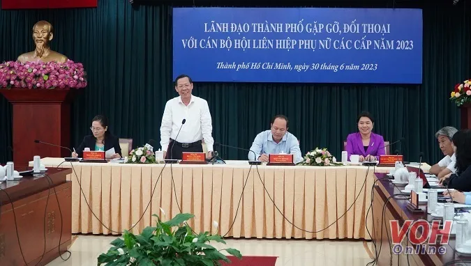 Chủ tịch UBND TPHCM: Cần đề án phát huy phụ nữ ở tất cả lĩnh vực 1