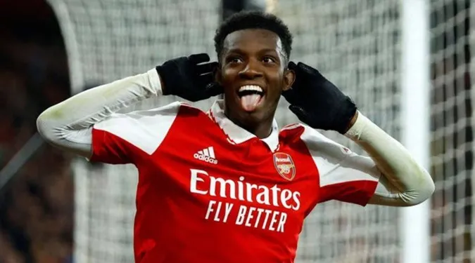 Nketiah có thể rời Arsenal trong mùa hè này. Ảnh: Internet