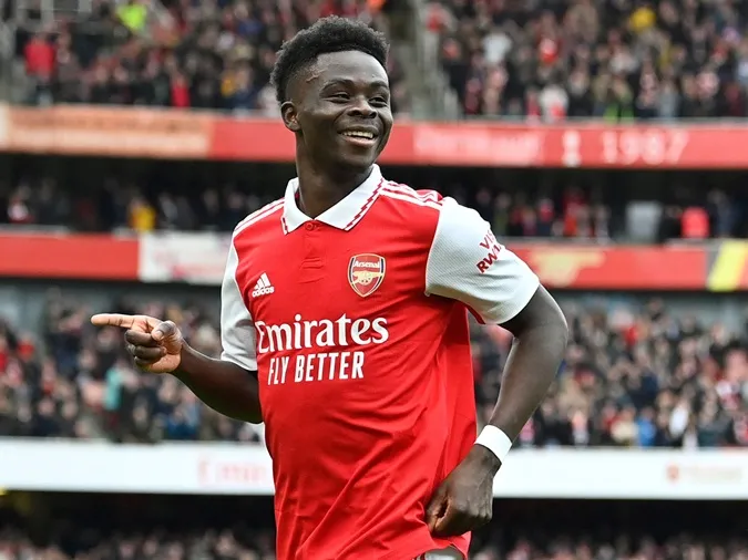 Buyako Saka là cầu thủ đắt giá nhất của Arsenal - 120 triệu Euro