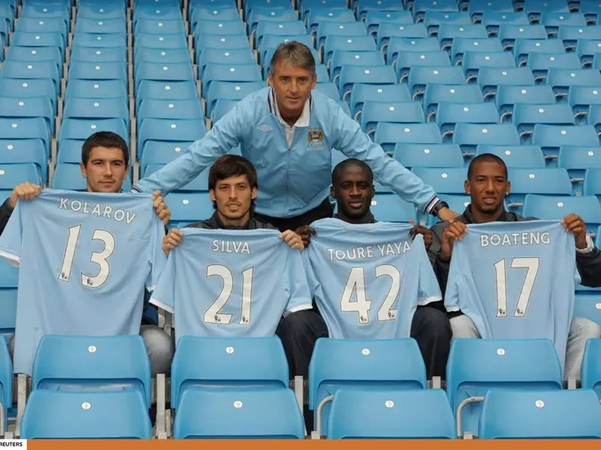 7 tân binh của Man City 2010-11 giúp họ kết thúc mùa này ở vị trí thứ 3 Ngoại hạng Anh