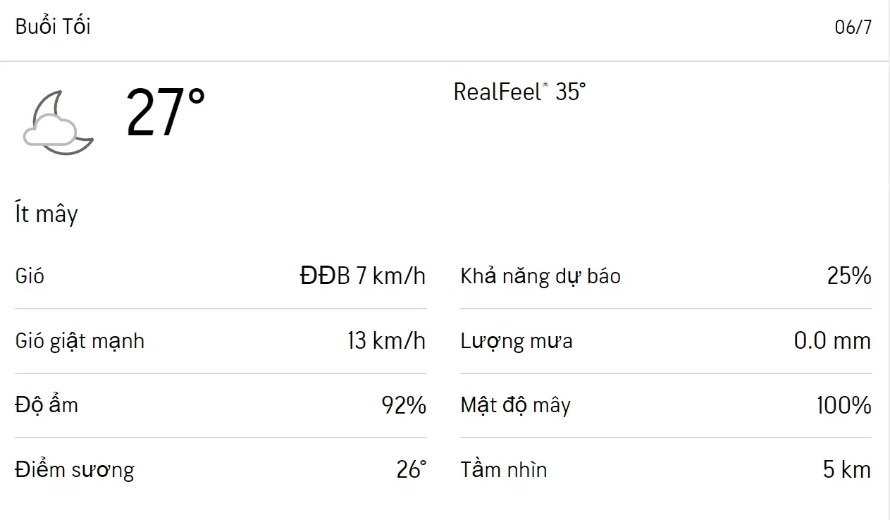 Dự báo thời tiết TPHCM hôm nay 5/7 và ngày mai 6/7/2023: Sáng chiều có mưa. nhiệt độ cao nhất 34 độ 6