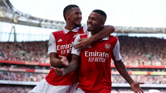 Jesus tin rằng sự thiếu vắng Saliba chính là lý do chính khiến Arsenal hụt hơi trước man City - Ảnh: Internet