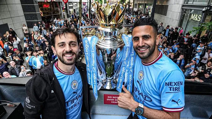 Man City muốn Bernardo Silva và Riyad Mahrez có câu trả lời sớm về tương lai - Ảnh: Internet