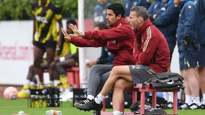 Mikel Arteta chưa có chiến thắng đầu tiên trước thềm mùa giải mới - Ảnh: Internet