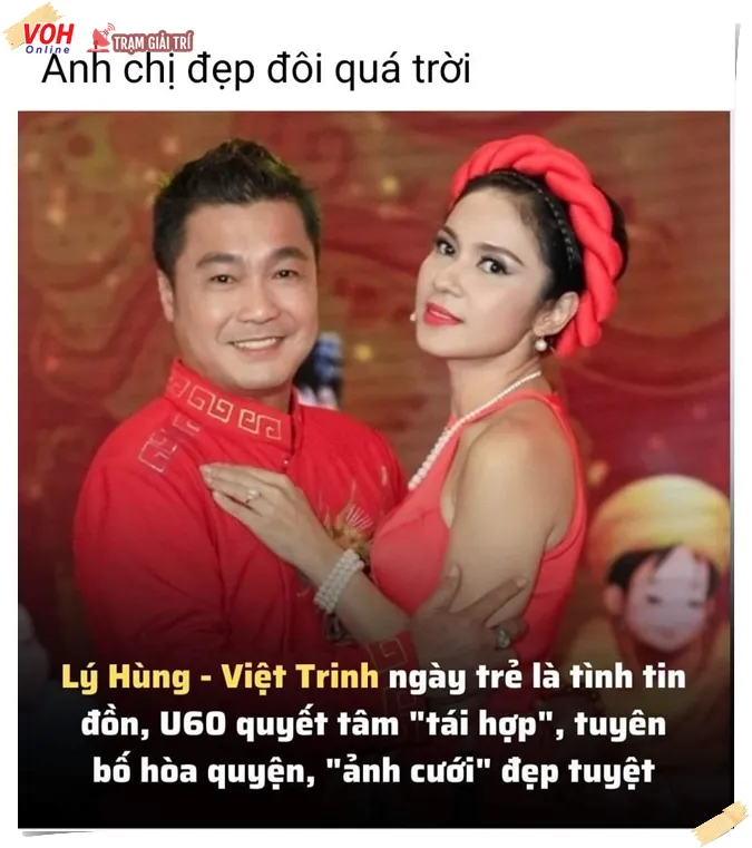 Việt Trinh lên tiếng về thông tin kết hôn với Lý Hùng 2