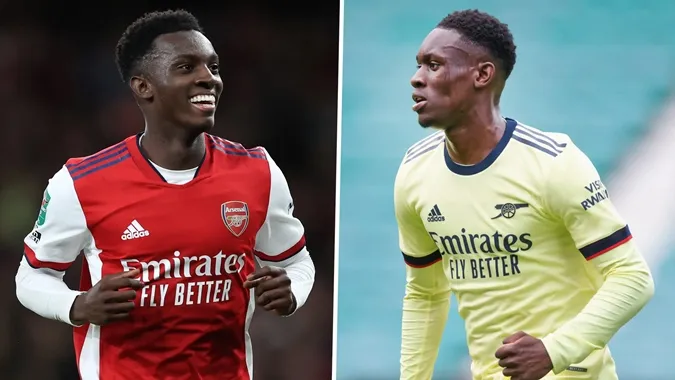 1 trong 2 cầu thủ Balogun và Nketiah có thể sẽ rời Arsenal trong mùa hè này. Ảnh: Internet