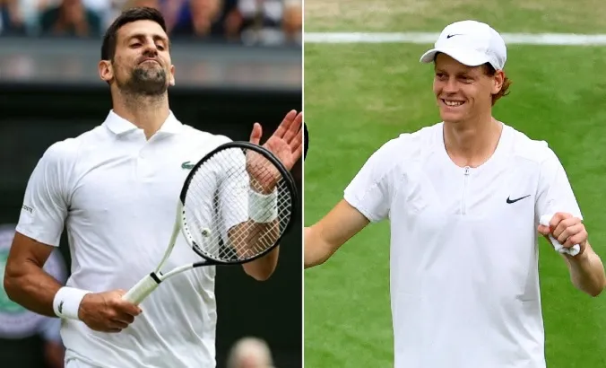 Djokovic đấu Sinner, Alcaraz gặp Medvedev tại Bán kết Wimbledon 2023