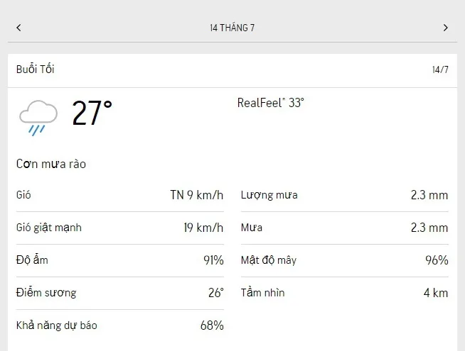 Dự báo thời tiết TPHCM hôm nay 14/7 và ngày mai 15/7/2023: Trời nắng, mưa dông rải rác vào chiều tối 3
