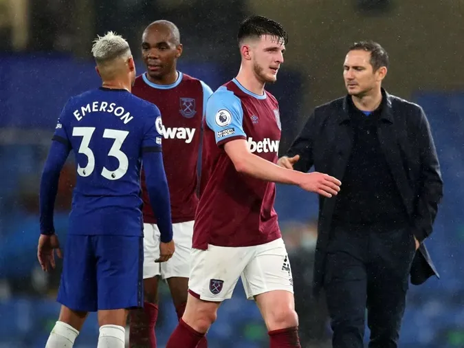 Frank Lampard đã muốn có Declan Rice từ 3 năm trước. Ảnh: Internet