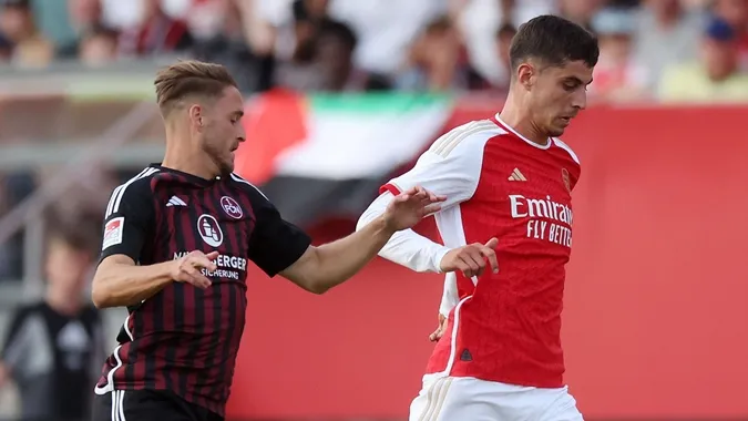 Kai Havertz đã có trận đấu ra mắt người hâm mộ Arsenal. Ảnh: Internet