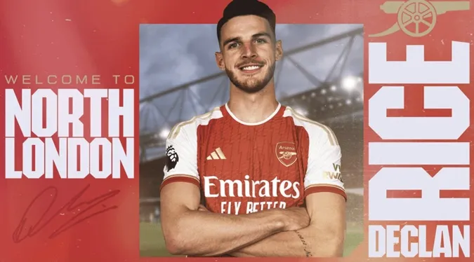 Man City đã từng rất quan tâm đến Declan Rice. Ảnh: Internet