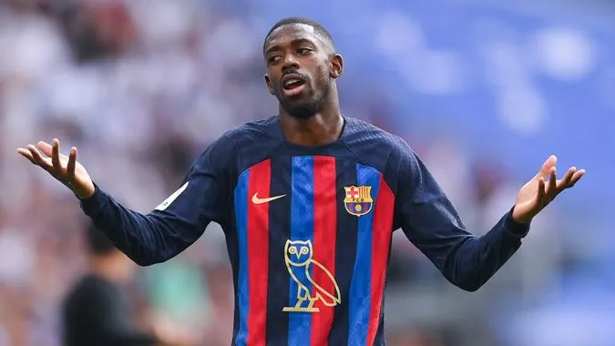 Chấn thương khiến Ousmane Dembélé không thể cống hiến hết mình cho Barca - Ảnh: Internet