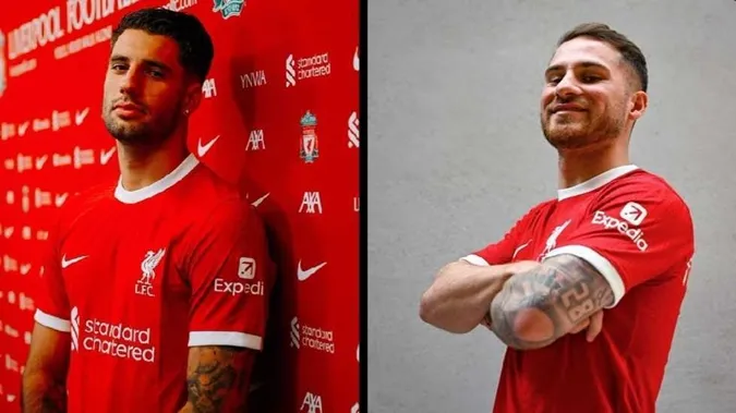 Alexis Mac Allister và Dominik Szoboszlai được người hâm mộ Liverpool chờ đợi trận ra mắt. Ảnh: Internet