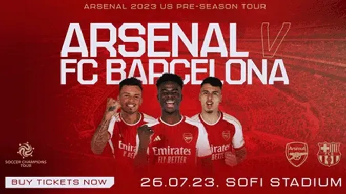 Arsenal và Barca vẫn có thể gặp nhau vào ngày 27/7