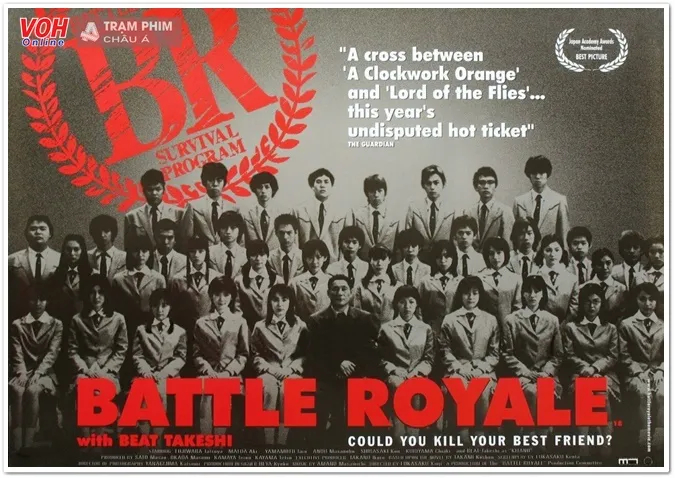 Battle Royale - tác phẩm mang tính biểu tượng cho thể loại phim sống còn