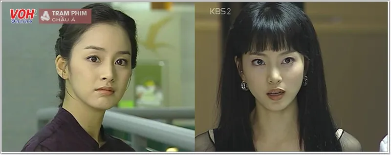 Hai nàng hồ ly mang 2 vẻ đẹp trái ngược: Kim Tae Hee đằm thắm, thanh khiết và Han Ye Seul sắc sảo, quyến rũ