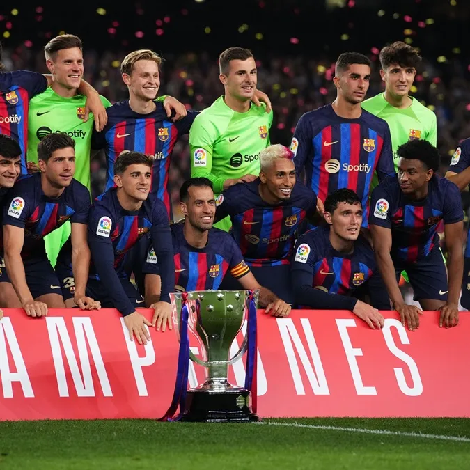 Barca là nhà vô địch La Liga 2022-23. Ảnh: Internet