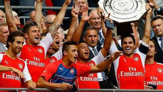 Arsenal từng chiến thắng Man City tại siêu cúp Anh vào năm 2014 - Ảnh: Internet