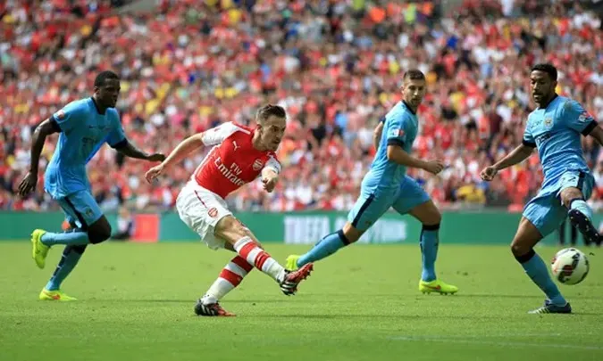 Arsenal từng đánh bại Man City tại Siêu cúp Anh - Ảnh: Internet