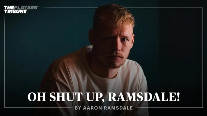 Ramsdale tham gia The Players' Tribune. Ảnh: Internet