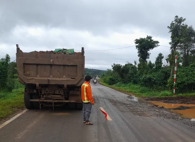 Tuyến tránh Ea H'leo đã khắc phục sạt lở, được lưu thông trở lại 1