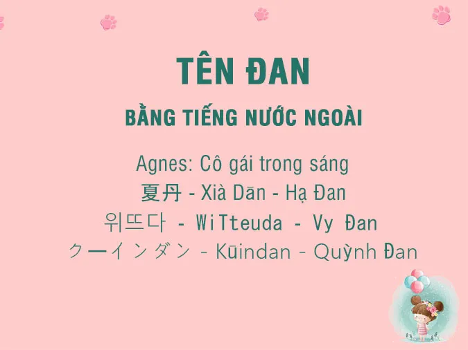 (chèn link) Ý nghĩa tên Đan, gợi ý tên đệm, tên biệt danh, chữ ký tên Đan hay nhất 4