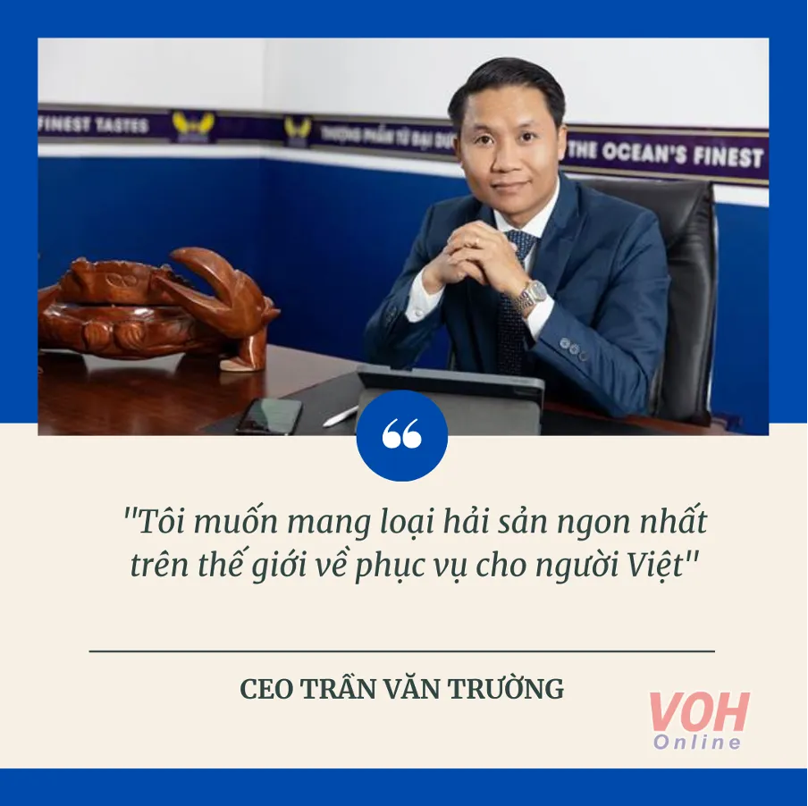 CEO Công ty Hải sản Hoàng Gia. 