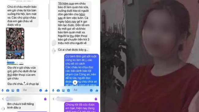 Lừa 2 bé gái đi bán trà sữa rồi đưa vào quán massage 1