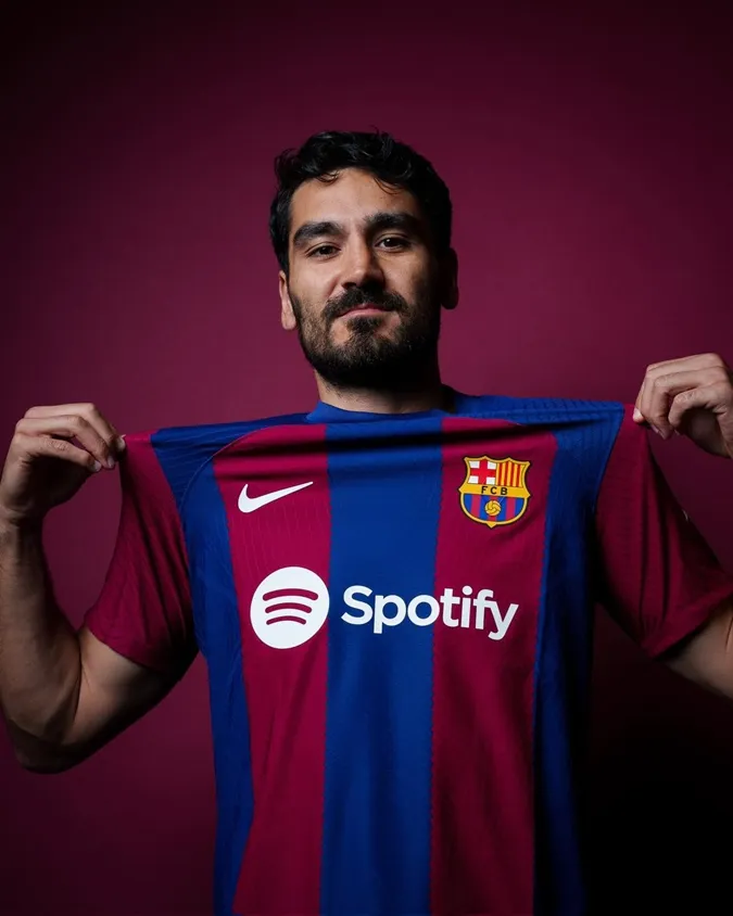 Gundogan sẽ mặc áo số 22 tại Barca. Ảnh: Internet