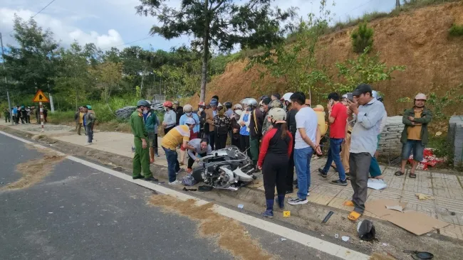 Đà Lạt: 2 sinh viên tử vong trong vụ tai nạn liên hoàn 1