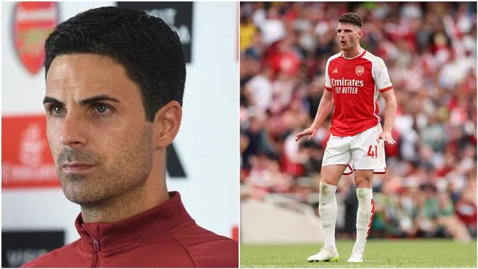 Declan Rice đang dần để lại tầm ảnh hưởng tại Arsenal - Ảnh: Internet