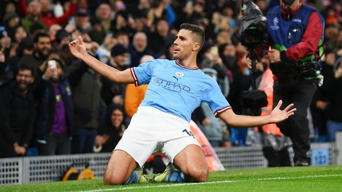 Rodri đang có phong độ cực cao tại Man City - Ảnh: Internet