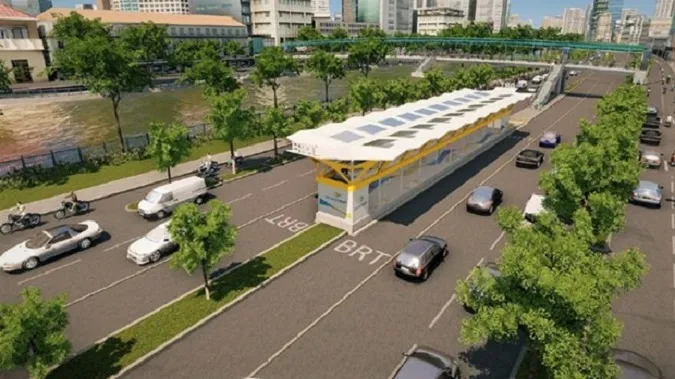 Dừng dự án hỗ trợ kỹ thuật tuyến buýt nhanh BRT số 1 1