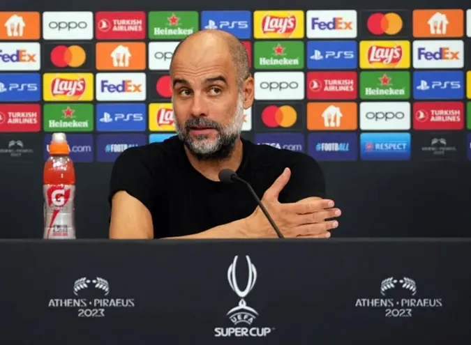 Pep Guardiola sau trận đấu. Ảnh: Internet