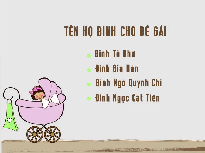 (chèn link) Đặt tên con họ Đinh như thế nào cho thật hay và ý nghĩa? 1