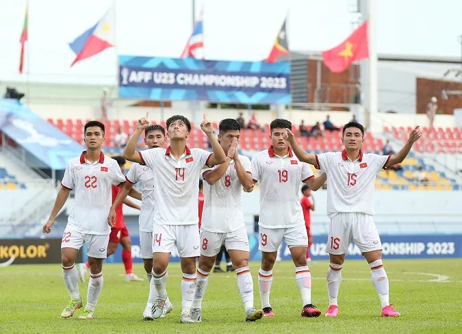 Kết quả U23 Đông Nam Á 2023: U23 Việt Nam thắng đậm U23 Lào trận ra quân