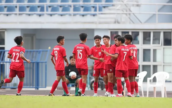 Kết quả U23 Đông Nam Á 2023: U23 Việt Nam thắng đậm U23 Lào trận ra quân