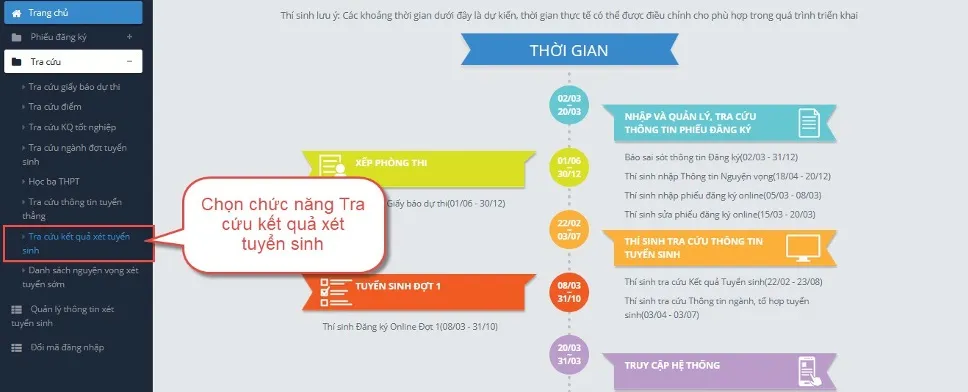 tra cứu kết quả