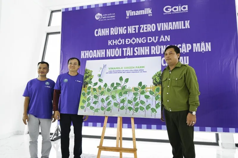 “Cánh rừng net zero” với dự án tái sinh 25 hecta rừng ngập mặn tại vườn quốc gia mũi Cà Mau 9