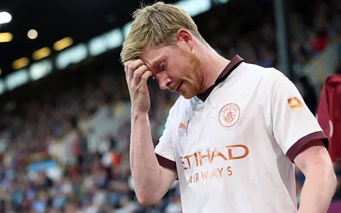 Chấn thương của Kevin De Bruyne khiến Man City phải thay đổi kế hoạch chuyển nhượng. Ảnh: Internet