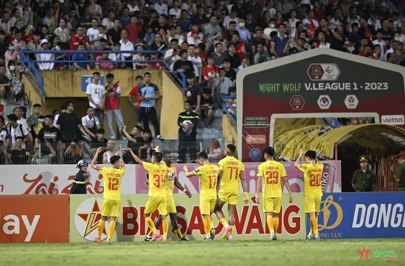 Kết quả V-League 2023 Công An Hà Nội vs Thanh Hóa: Đôi công hấp dẫn, tân vương lộ diện