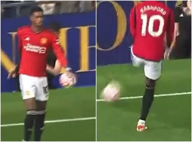 Rashford cay cú trọng tài, điên tiết trút giận lên cậu bé nhặt bóng 1