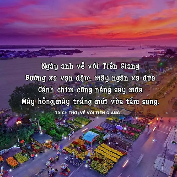Top những thơ về Tiền Giang, ca dao tục ngữ Tiền Giang hay nhất 3
