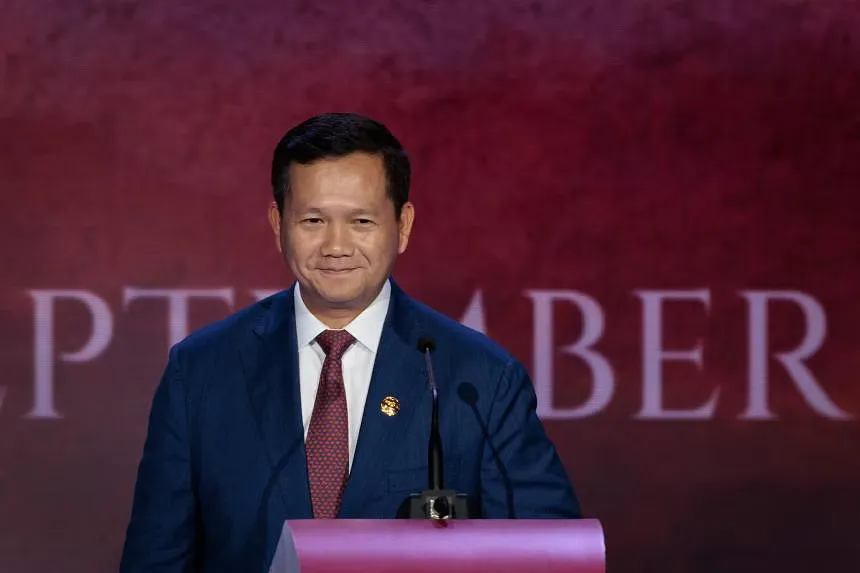 Thủ tướng Hun Manet tại hội nghị thượng đỉnh ASEAN – Ảnh: The Straits Times