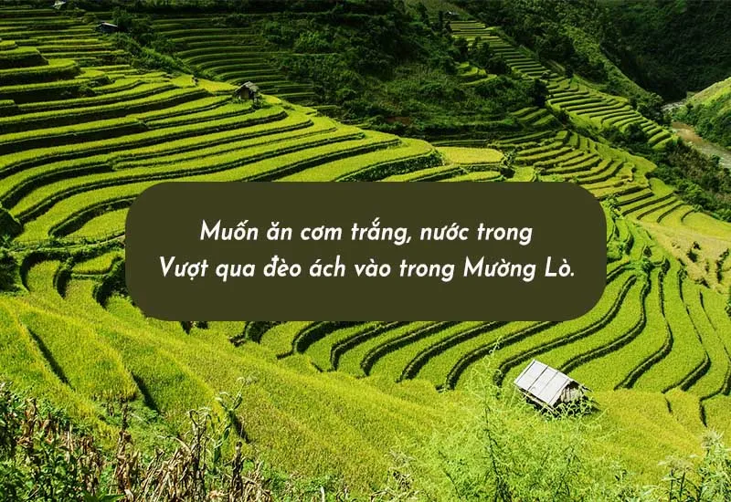 Thơ về Yên Bái, những câu ca dao, tục ngữ về Yên Bái 6