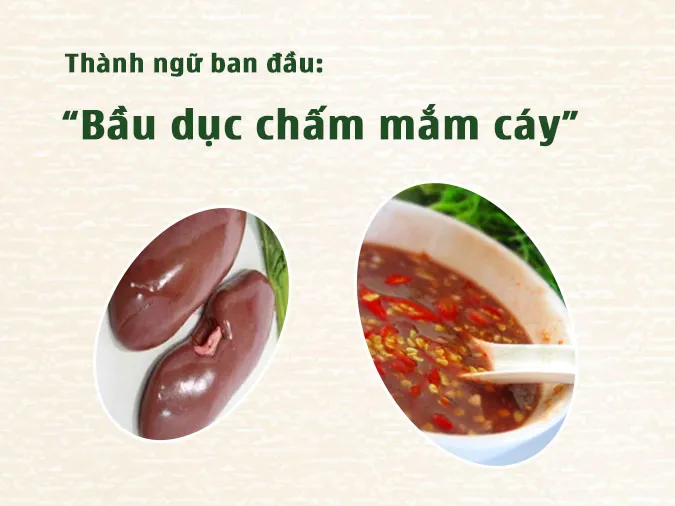 (chèn link) Giải thích ý nghĩa câu “Dùi đục chấm mắm cáy” là gì? 2