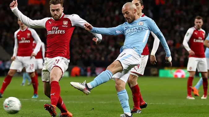 David Silva nhấn mạnh chỉ Arsenal đủ sức hạ bệ Man City - Ảnh: Internet