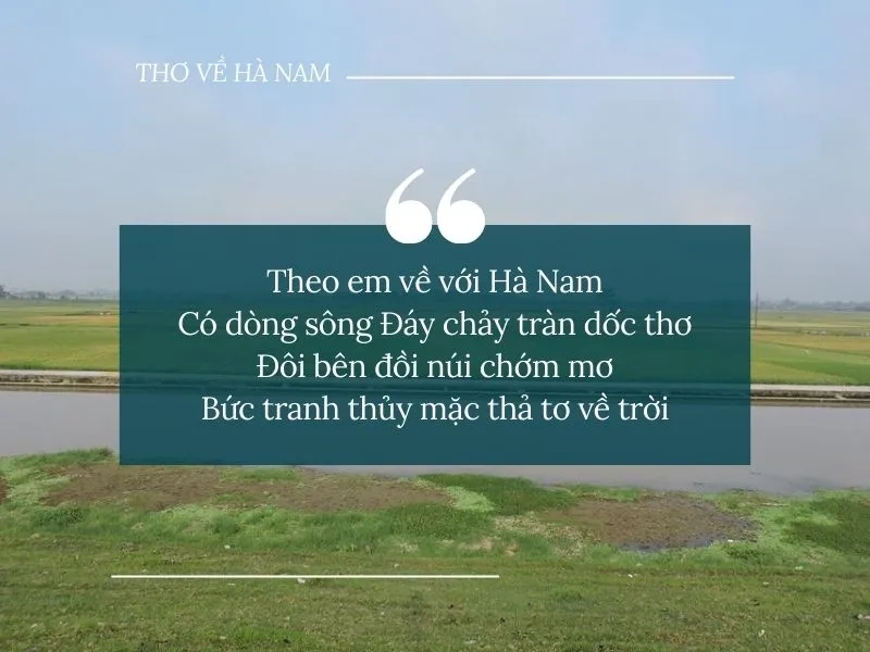 Tuyển tập thơ về Hà Nam hay nhất, ca dao, tục ngữ về Hà Nam 2