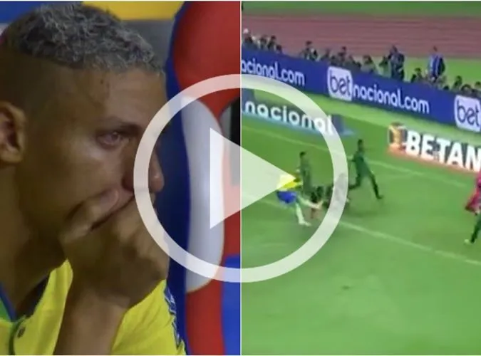 VIDEO: Học làm Gabriel Jesus bất thành, Richarlison bật khóc vì pha bỏ lỡ không tưởng 2