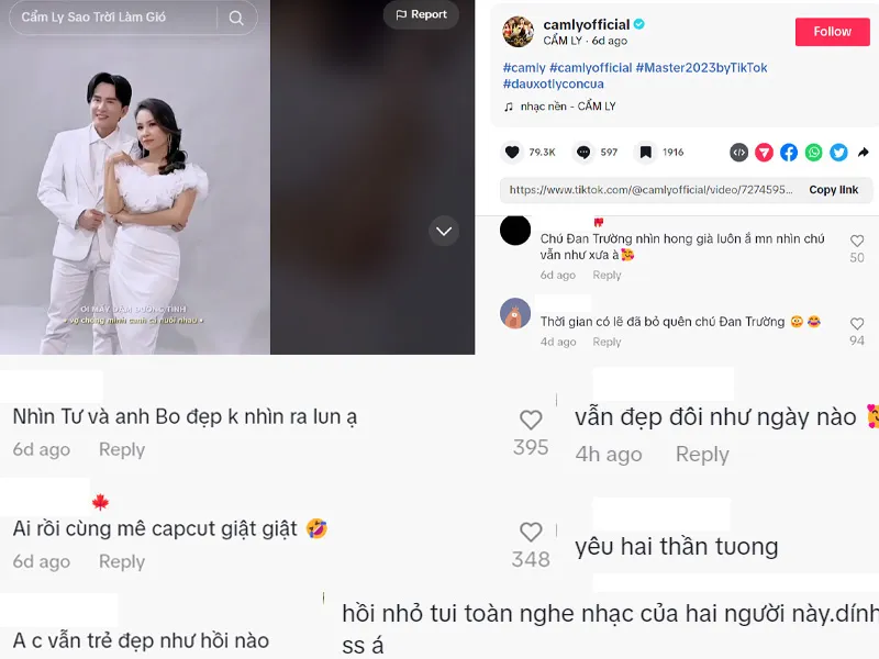 Cẩm Ly cùng "tình cũ" đu trend TikTok, khán giả phấn khích như được quay ngược thời gian 2